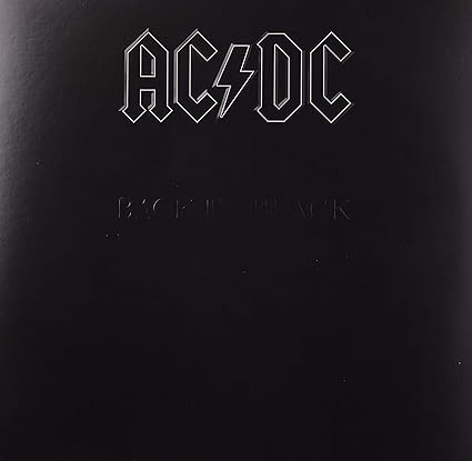 AC/DC-Back In Black 180 grams Vinyl LP