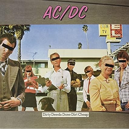 AC/DC-Dirty Deeds Done Dirt Cheap Vinyl LP